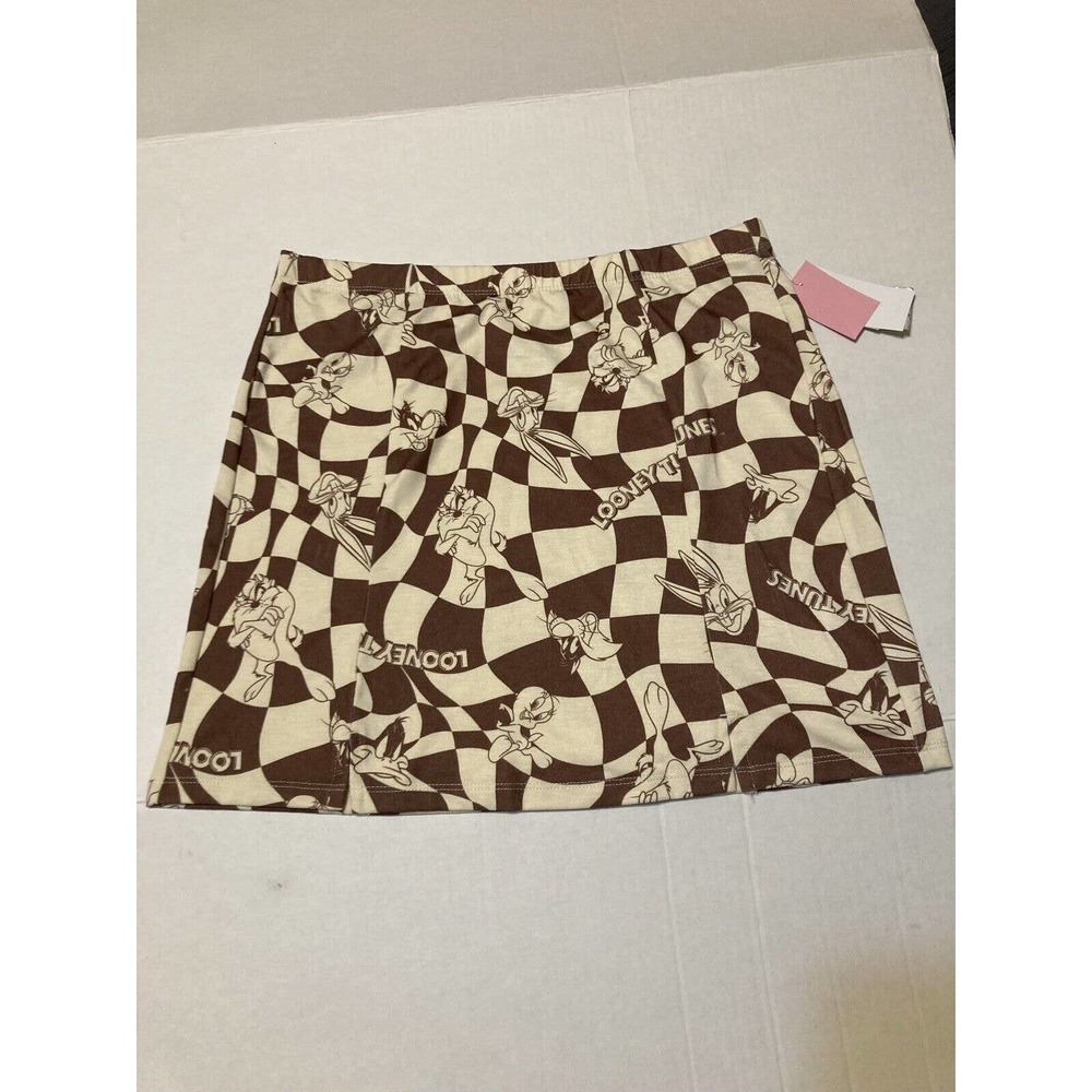 Looney Tunes Womens Skirt Medium Characters